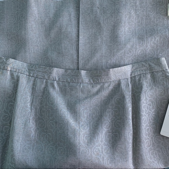 🟢 Toast of the Town Jones New York Suit Set Jacket Skirt New Made USA Taupe 14 - Picture 11 of 17